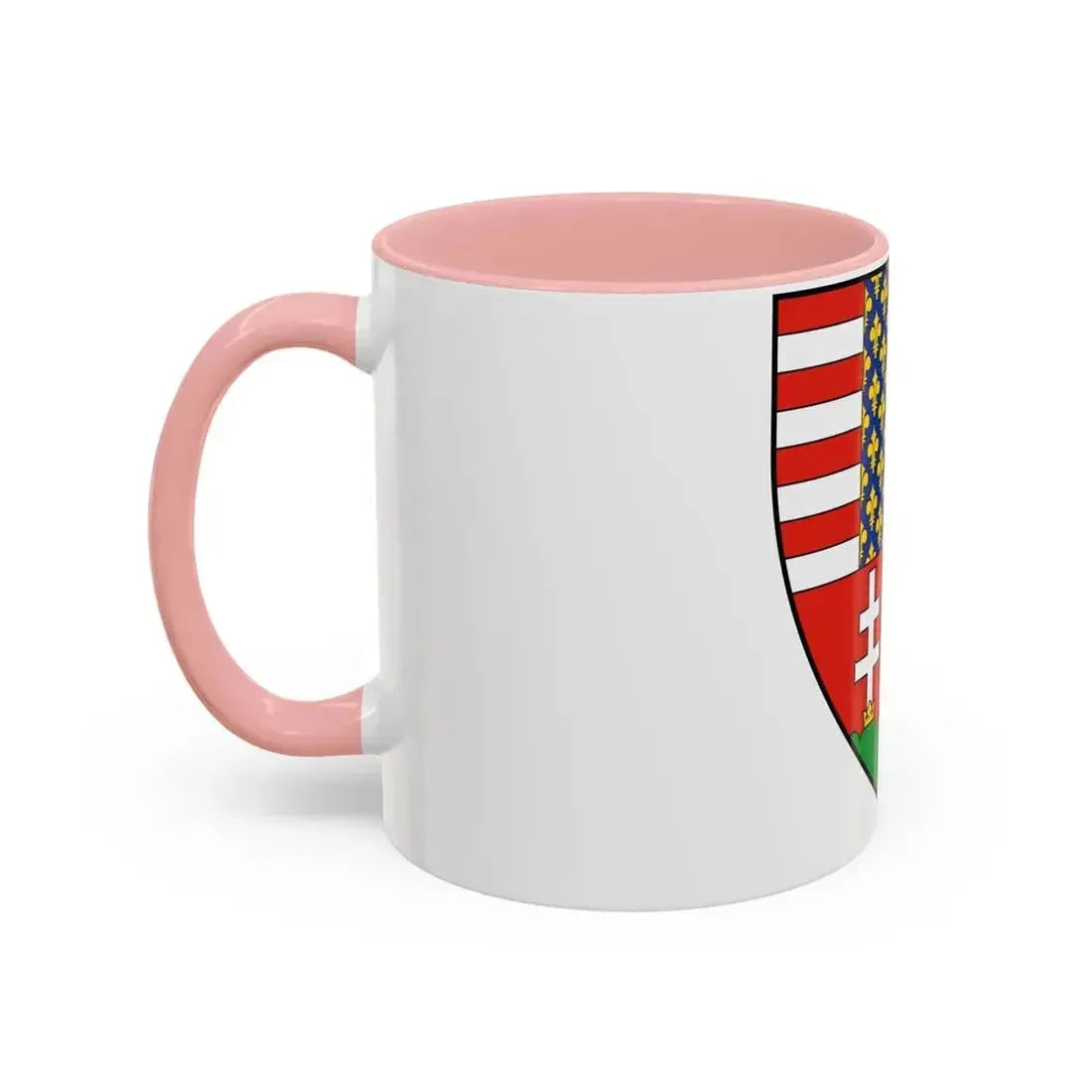 Coat of arms of Louis I of Hungary (1370) - Accent Coffee Mug - Go Mug Yourself