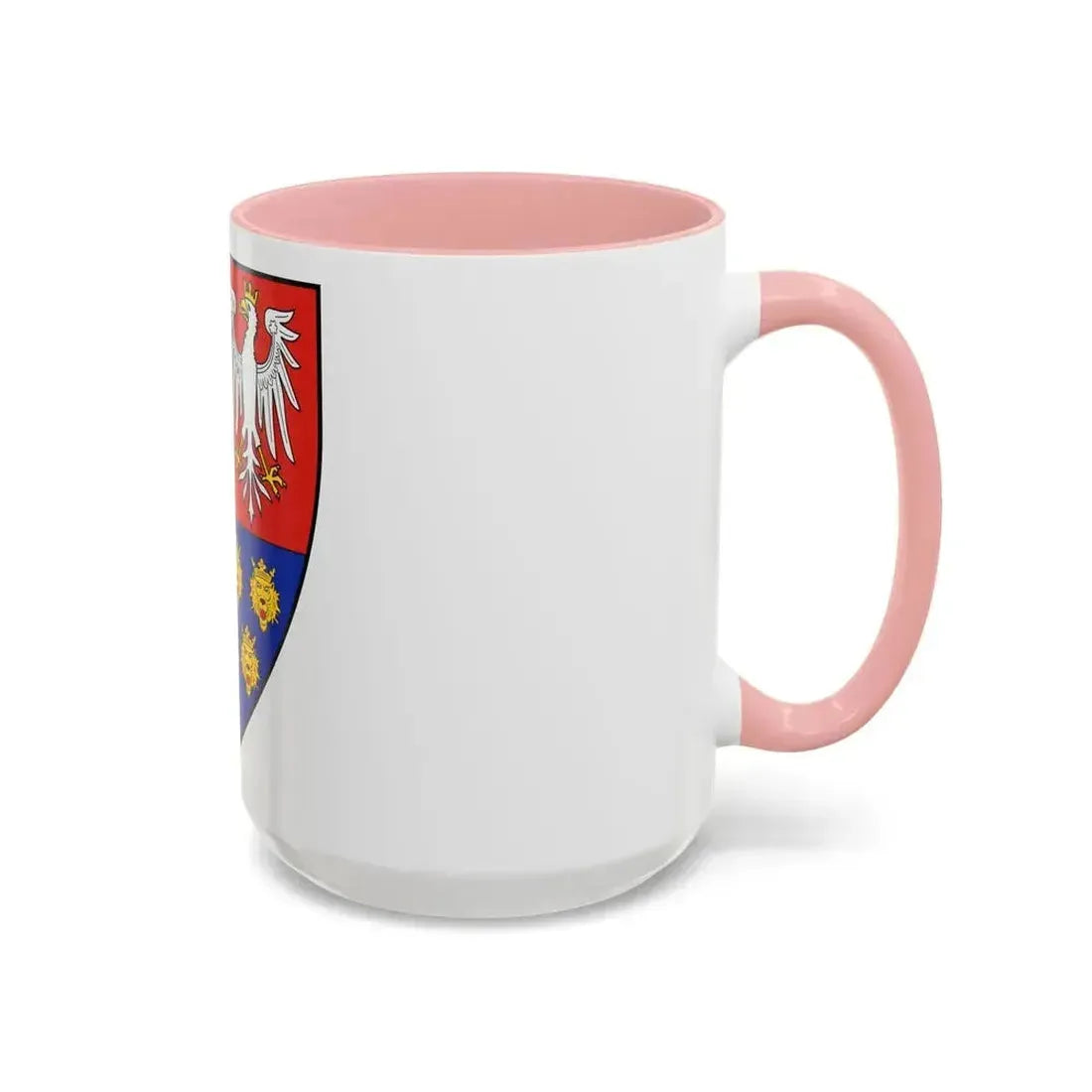 Coat of arms of Louis I of Hungary (1370) - Accent Coffee Mug - Go Mug Yourself