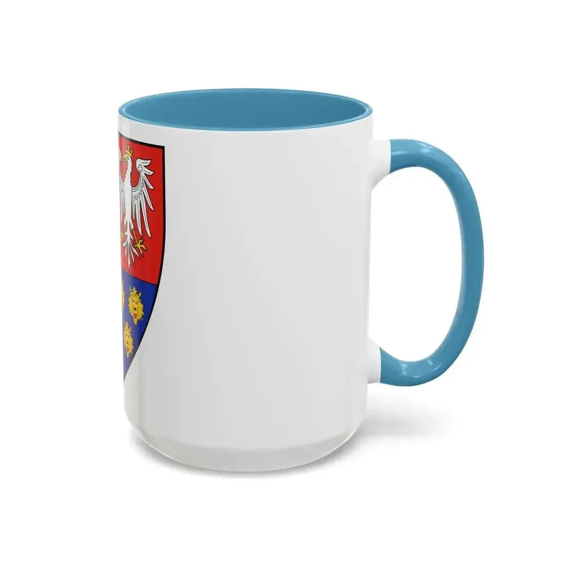 Coat of arms of Louis I of Hungary (1370) - Accent Coffee Mug - Go Mug Yourself