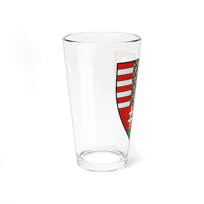 Coat of arms of Louis I of Hungary (1370) - Pint Glass 16oz - Go Mug Yourself
