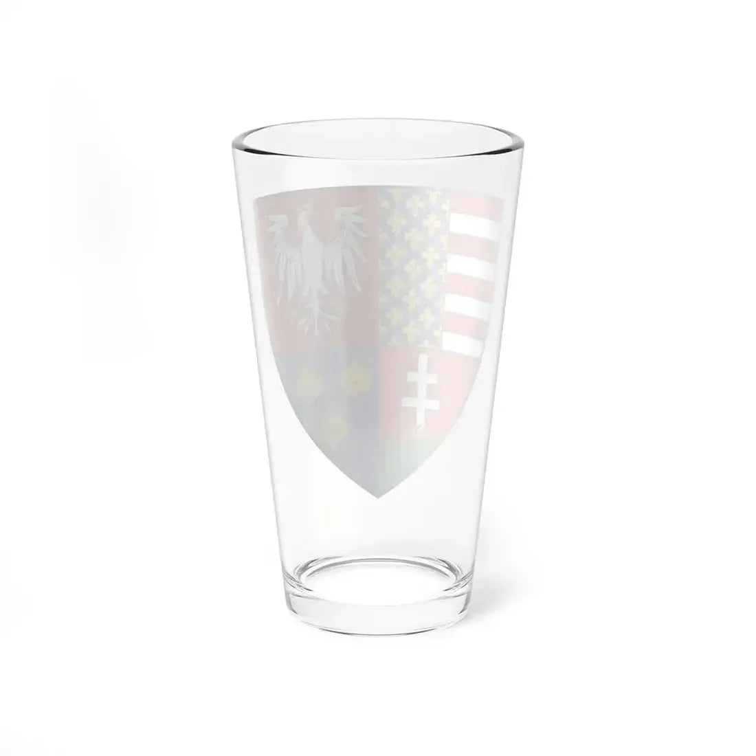 Coat of arms of Louis I of Hungary (1370) - Pint Glass 16oz - Go Mug Yourself