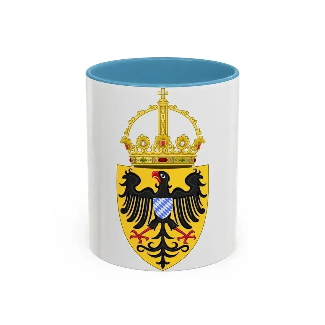 Coat of arms of Louis IV, Holy Roman Emperor - Accent Coffee Mug 11oz Light Blue - Go Mug Yourself