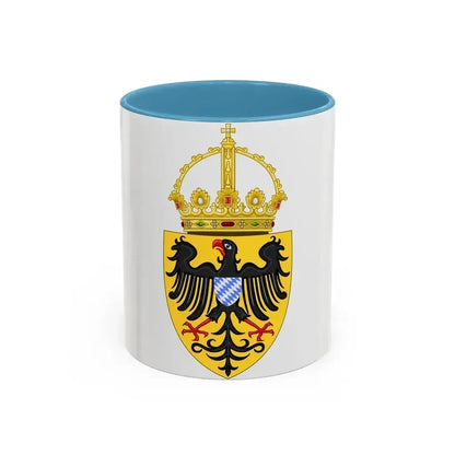 Coat of arms of Louis IV, Holy Roman Emperor - Accent Coffee Mug 11oz Light Blue - Go Mug Yourself
