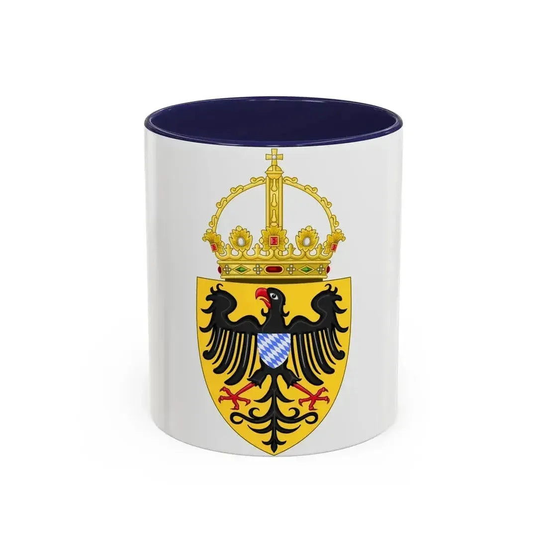 Coat of arms of Louis IV, Holy Roman Emperor - Accent Coffee Mug 11oz Navy - Go Mug Yourself