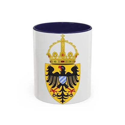 Coat of arms of Louis IV, Holy Roman Emperor - Accent Coffee Mug 11oz Navy - Go Mug Yourself
