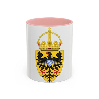 Coat of arms of Louis IV, Holy Roman Emperor - Accent Coffee Mug 11oz Pink - Go Mug Yourself