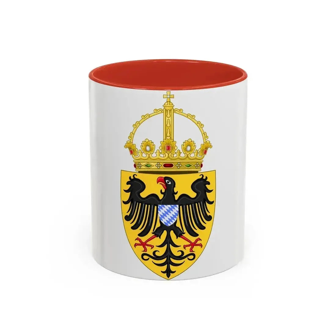 Coat of arms of Louis IV, Holy Roman Emperor - Accent Coffee Mug 11oz Red - Go Mug Yourself