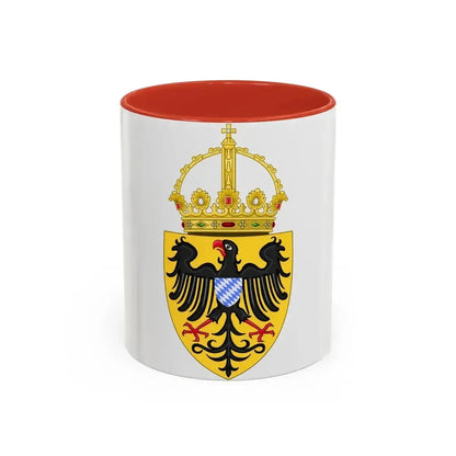 Coat of arms of Louis IV, Holy Roman Emperor - Accent Coffee Mug 11oz Red - Go Mug Yourself