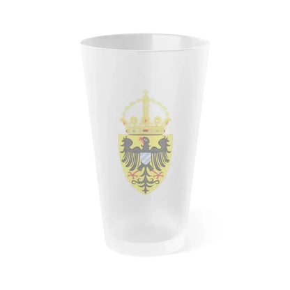 Coat of arms of Louis IV, Holy Roman Emperor - Frosted Pint Glass 16oz Default Title - Go Mug Yourself