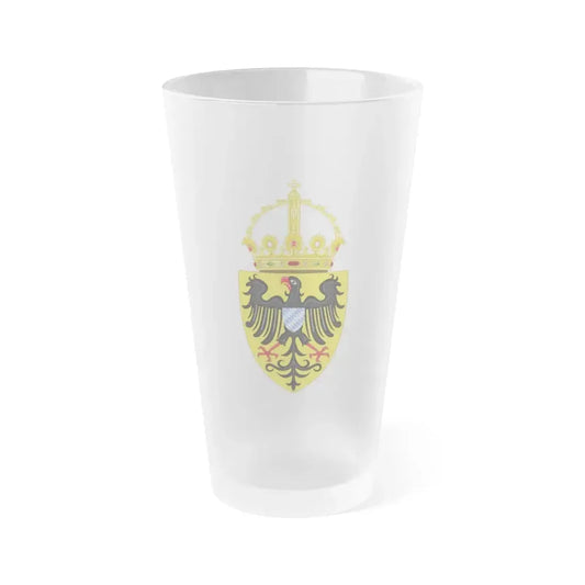 Coat of arms of Louis IV, Holy Roman Emperor - Frosted Pint Glass 16oz Default Title - Go Mug Yourself
