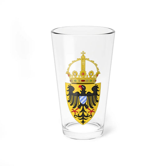 Coat of arms of Louis IV Holy Roman Emperor (Germany) (Coat of Arms) Pint Glass 16oz 16oz - Go Mug Yourself