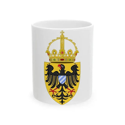 Coat of arms of Louis IV, Holy Roman Emperor - White Coffee Mug 11oz - Go Mug Yourself