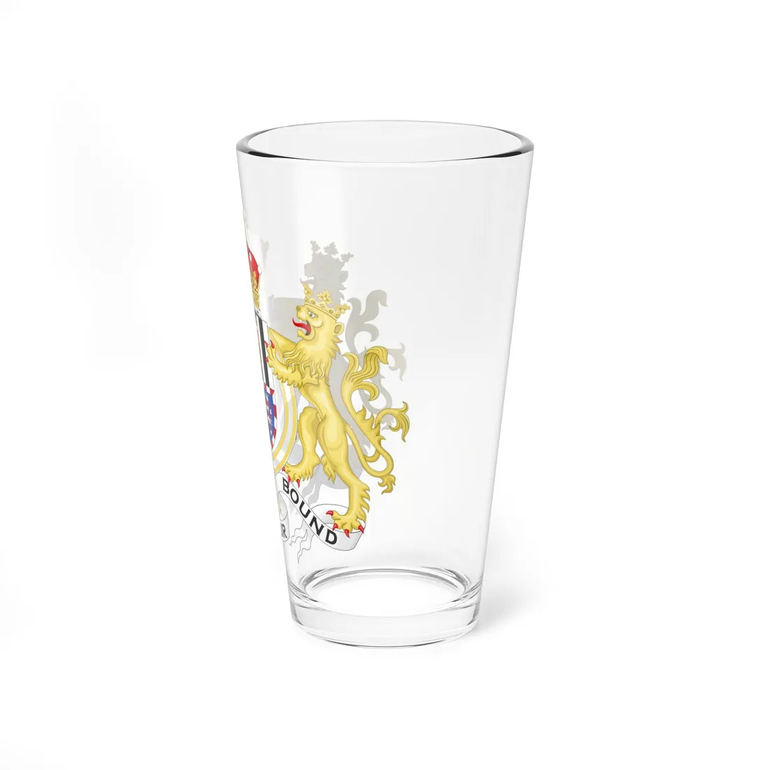 Coat of Arms of Louis Mountbatten 1st Earl Mountbatten of Burma Order of Isabella the Catholic (United Kingdom) (Coat of Arms) Pint Glass 16oz - Go Mug Yourself