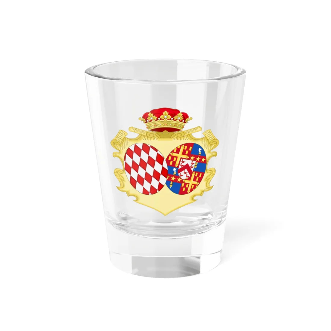 Coat of Arms of Louise Princess of Monaco (Monaco) (Coat of Arms) Shot Glass 1.5oz - Go Mug Yourself