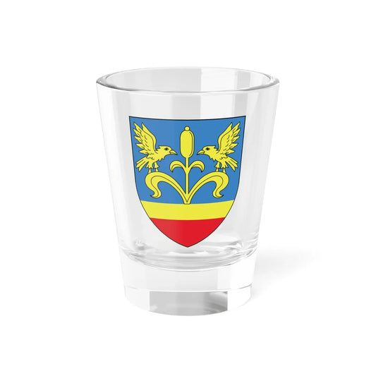 Coat of Arms of Lubań Belarus (Belarus) (Coat of Arms) Shot Glass 1.5oz 1.5oz - Go Mug Yourself
