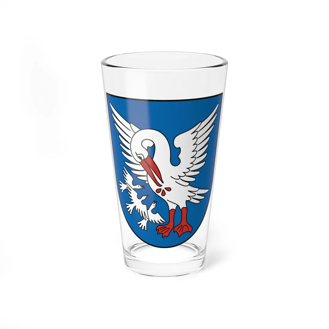 Coat of Arms of Lučenec (Slovakia) (Coat of Arms) Pint Glass 16oz 16oz - Go Mug Yourself