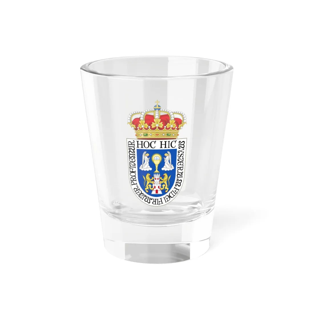 Coat of Arms of Lugo 2012 (Spain) (Coat of Arms) Shot Glass 1.5oz 1.5oz - Go Mug Yourself