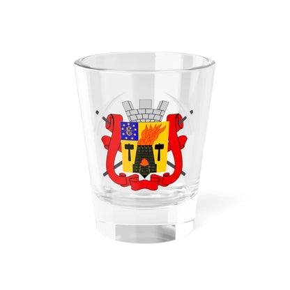 Coat of arms of Luhansk (Ukraine) (Coat of Arms) Shot Glass 1.5oz - Go Mug Yourself