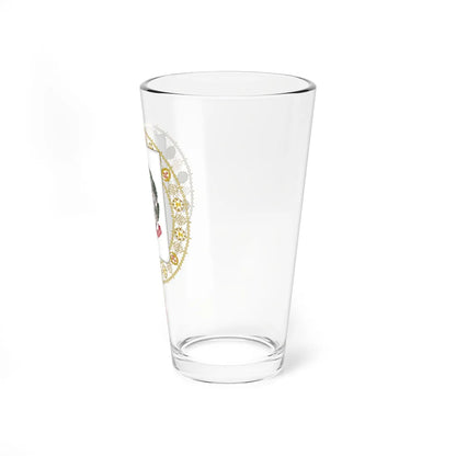 Coat of Arms of Luigi Einaudi and Antonio Segni Supreme Order of Christ (Italy) (Coat of Arms) Pint Glass 16oz - Go Mug Yourself