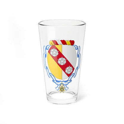 Coat of Arms of Luisa Fernanda Rudi (Spain) (Coat of Arms) Pint Glass 16oz 16oz - Go Mug Yourself