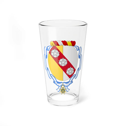 Coat of Arms of Luisa Fernanda Rudi (Spain) (Coat of Arms) Pint Glass 16oz 16oz - Go Mug Yourself