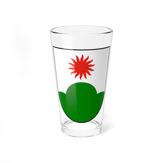 Coat of arms of Lumpėnai (Lithuania) (Coat of Arms) Pint Glass 16oz 16oz - Go Mug Yourself