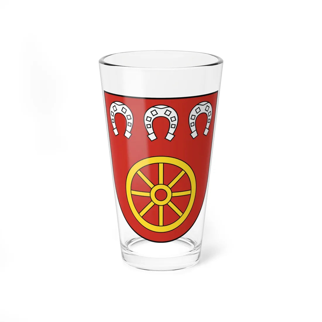 Coat of Arms of Luník IX (Slovakia) (Coat of Arms) Pint Glass 16oz 16oz - Go Mug Yourself