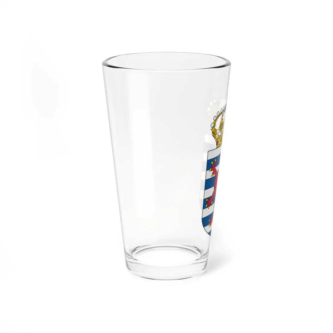 Coat of Arms of Luxembourg Lesser 2 (Luxembourg) (Coat of Arms) Pint Glass 16oz - Go Mug Yourself