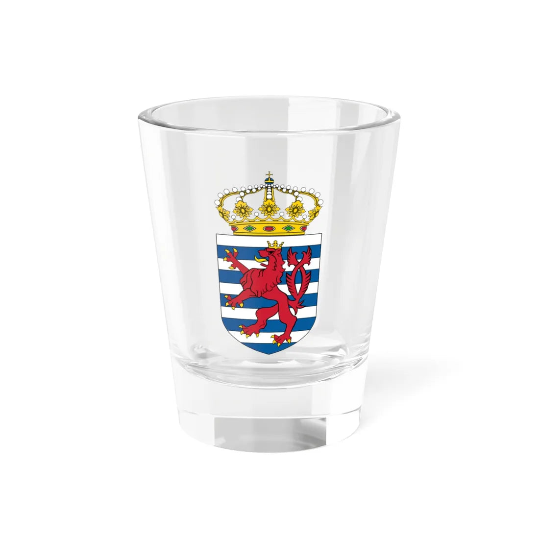 Coat of Arms of Luxembourg Lesser 2 (Luxembourg) (Coat of Arms) Shot Glass 1.5oz 1.5oz - Go Mug Yourself
