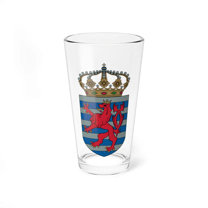 Coat of arms of Luxembourg Lesser (Luxembourg) (Coat of Arms) Pint Glass 16oz 16oz - Go Mug Yourself