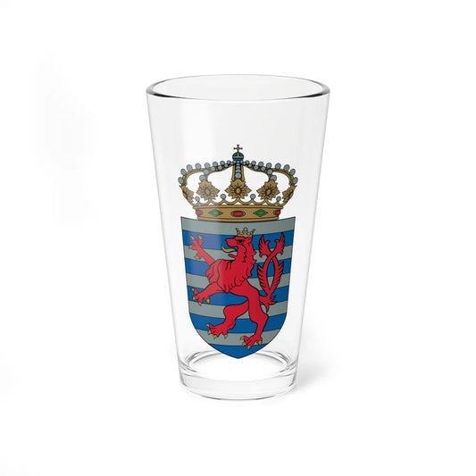 Coat of arms of Luxembourg Lesser (Luxembourg) (Coat of Arms) Pint Glass 16oz 16oz - Go Mug Yourself