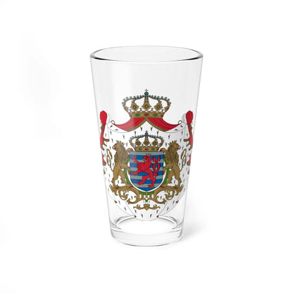 Coat of arms of Luxembourg (Luxembourg) (Coat of Arms) Pint Glass 16oz 16oz - Go Mug Yourself
