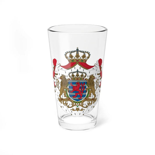 Coat of arms of Luxembourg (Luxembourg) (Coat of Arms) Pint Glass 16oz 16oz - Go Mug Yourself
