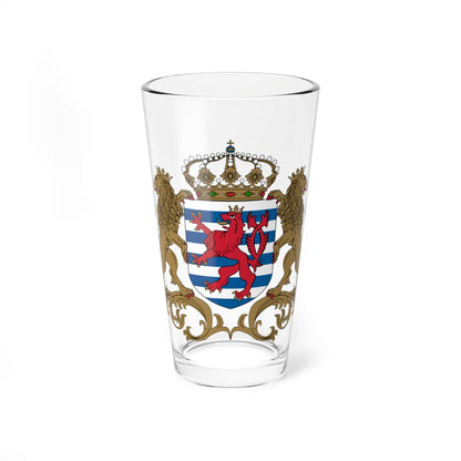 Coat of arms of Luxembourg Middle (Luxembourg) (Coat of Arms) Pint Glass 16oz 16oz - Go Mug Yourself