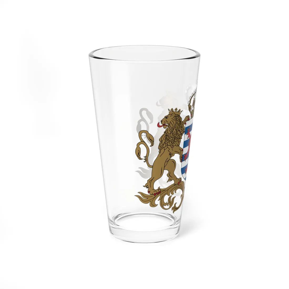 Coat of arms of Luxembourg Middle (Luxembourg) (Coat of Arms) Pint Glass 16oz - Go Mug Yourself