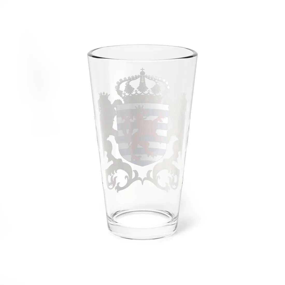 Coat of arms of Luxembourg Middle (Luxembourg) (Coat of Arms) Pint Glass 16oz - Go Mug Yourself