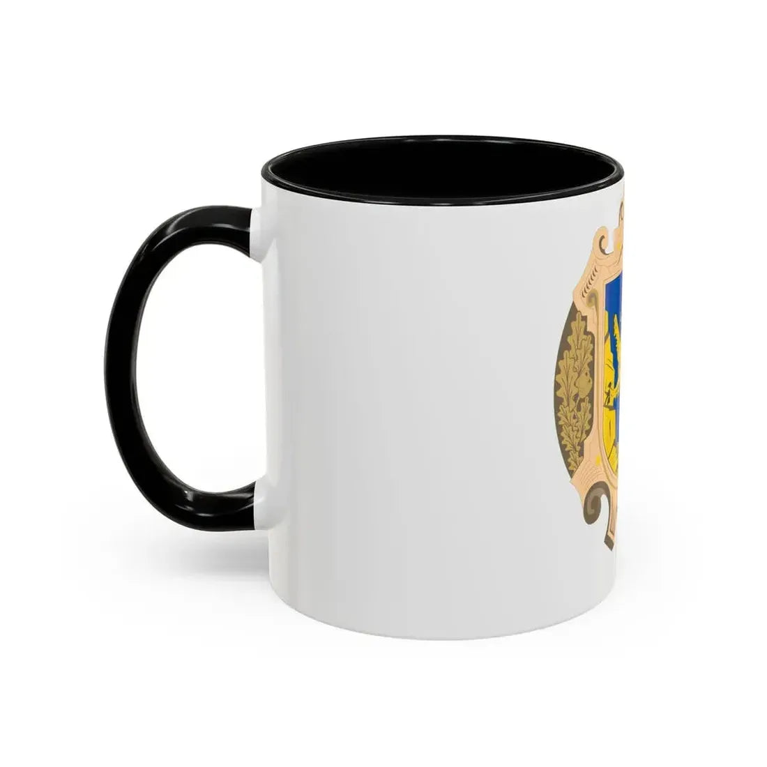 Coat of Arms of Lviv Oblast - Accent Coffee Mug - Go Mug Yourself