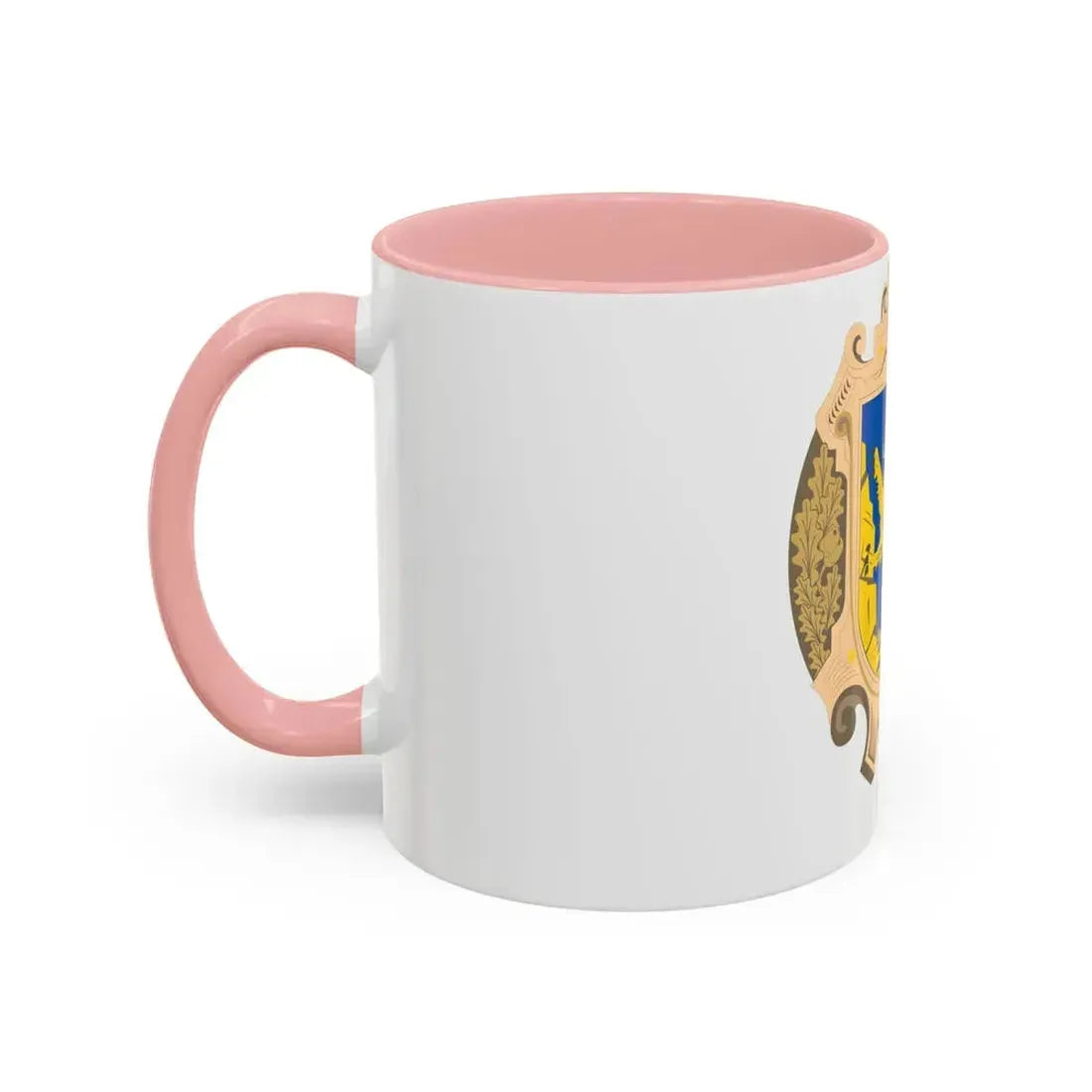 Coat of Arms of Lviv Oblast - Accent Coffee Mug - Go Mug Yourself