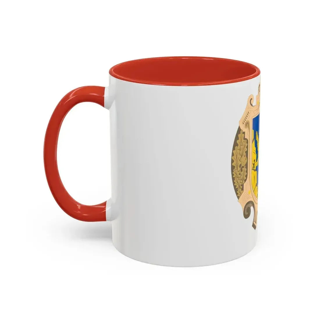 Coat of Arms of Lviv Oblast - Accent Coffee Mug - Go Mug Yourself