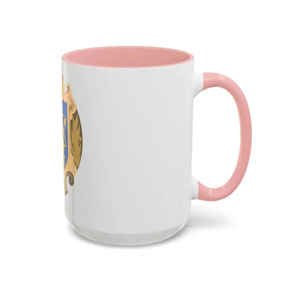 Coat of Arms of Lviv Oblast - Accent Coffee Mug - Go Mug Yourself