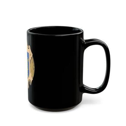 Coat of Arms of Lviv Oblast - Black Coffee Mug-Go Mug Yourself