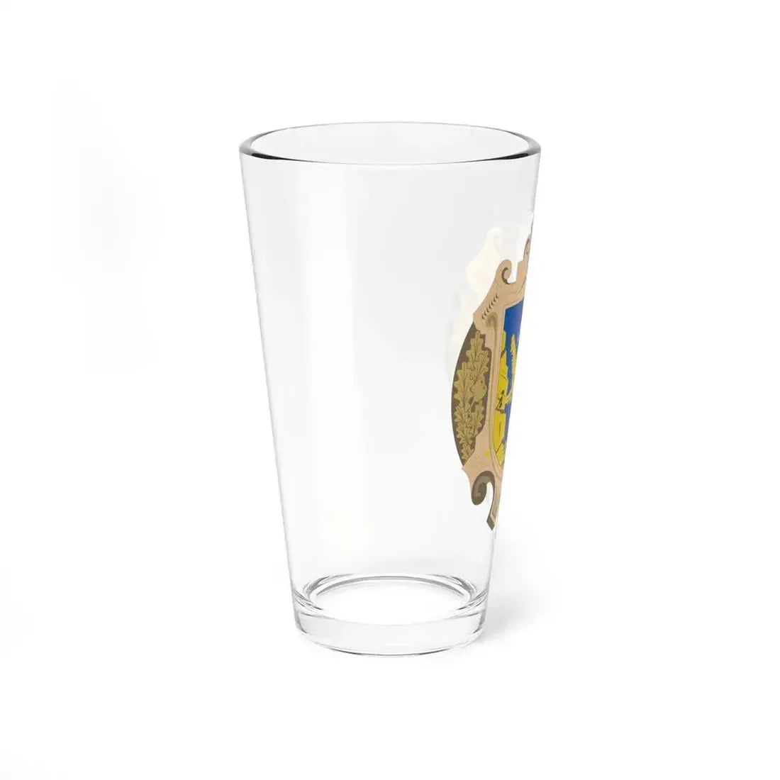Coat of Arms of Lviv Oblast - Pint Glass 16oz - Go Mug Yourself