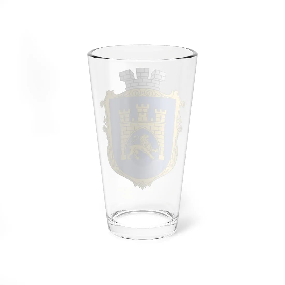 Coat of Arms of Lviv UHT (Ukraine) (Coat of Arms) Pint Glass 16oz - Go Mug Yourself