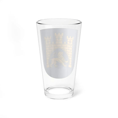 Coat of arms of Lviv (Ukraine) (Coat of Arms) Pint Glass 16oz - Go Mug Yourself