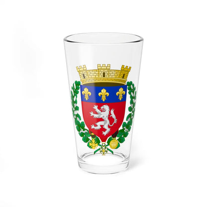 Coat of Arms of Lyon (Spain) (Coat of Arms) Pint Glass 16oz 16oz - Go Mug Yourself