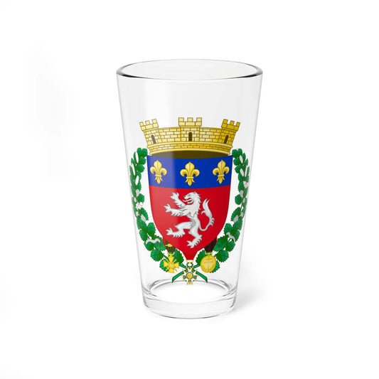 Coat of Arms of Lyon (Spain) (Coat of Arms) Pint Glass 16oz 16oz - Go Mug Yourself