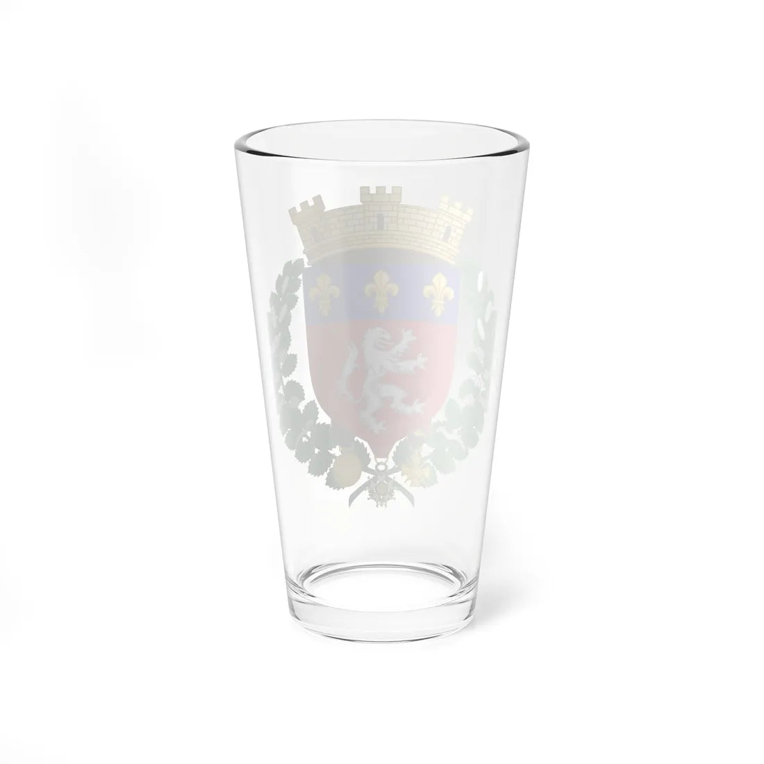 Coat of Arms of Lyon (Spain) (Coat of Arms) Pint Glass 16oz - Go Mug Yourself