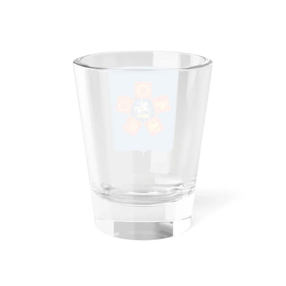 Coat of Arms of Lyuberetsky rayon 2006 (Russia) (Coat of Arms) Shot Glass 1.5oz - Go Mug Yourself