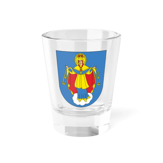 Coat of Arms of Maładečna Belarus (Belarus) (Coat of Arms) Shot Glass 1.5oz 1.5oz - Go Mug Yourself