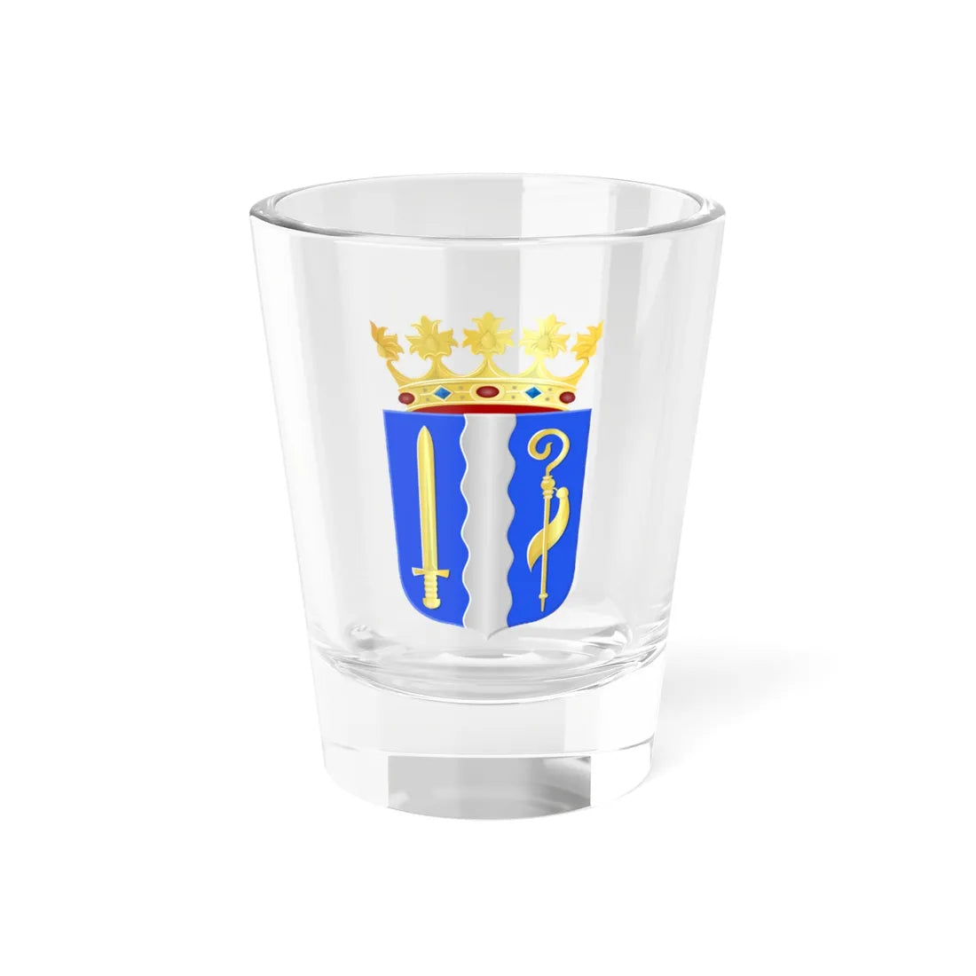 Coat of arms of Maasgouw (Netherlands) (Coat of Arms) Shot Glass 1.5oz 1.5oz - Go Mug Yourself